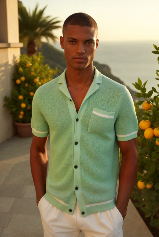 Minori Green Cardigan