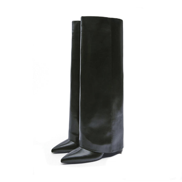Ania High Leather Boots