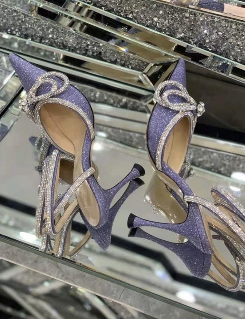 Cinderella Glitter Purple Shoes