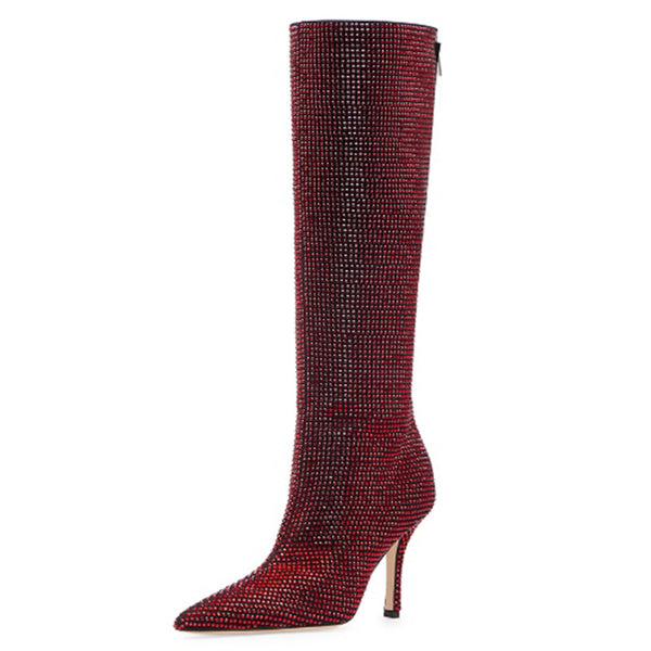 The Glitter Red Boots